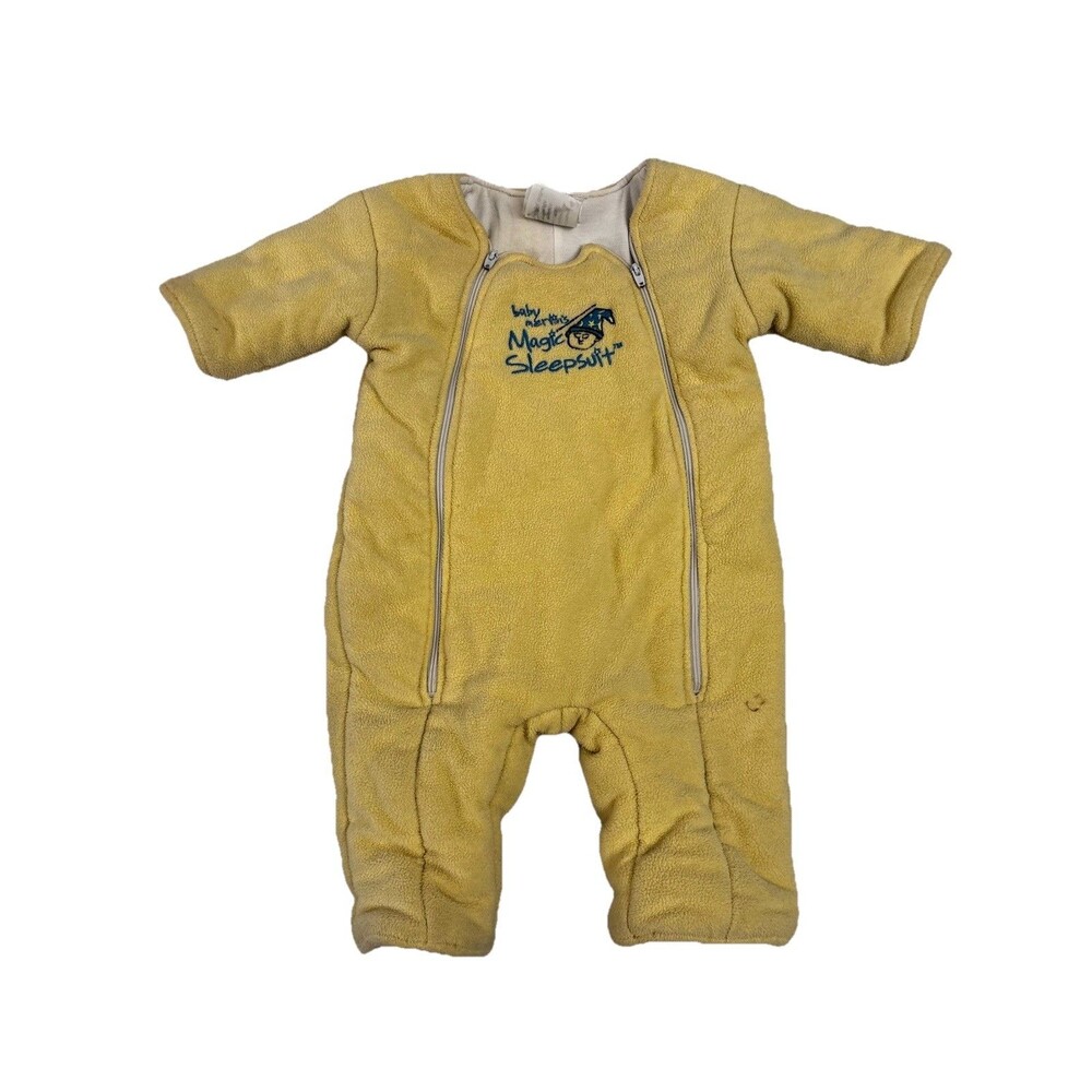 Baby Yellow Fleece Baby Pajamas